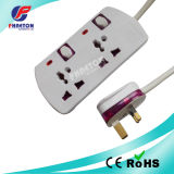 2 Way UK Power Plug Socket with Switch and Indicate Lamp