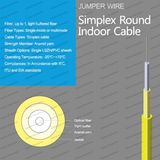 Gjfjzy (V) Indoor Simplex Round Wires Fiber Optic Cable Jump Wires