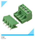 5.08mm Pitch Right Angle 4pin Plug-in Screw Terminal Block