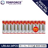 Mercury&Cadmium Free China Supplier Digital Alkaline Battery (LR-AA 24PCS)