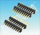 pH2.54mm Pin Header Connector Dual Row Dual Base Pin