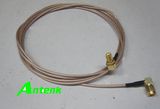 SMA Cable, SMA Male Right Angle Type to SMA Female Right Angle Type Two Sides, Rg316 Cable