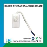 White Plastic & Aluminum Shell Cbb60 Series Sh Polypropylene Capacitor