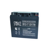 AGM Battery 12V17ah for Generator, SLA Lead Acid Battery (6-FM-17)