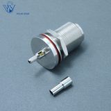 Female Bulkhead Crimp RF Coaxial N Connector for Rg316 Cable