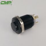 CMP Momentary 1no 12mm Small Black Illuminated Push Button Switch