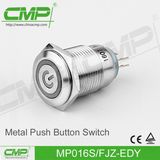 16mm Metal Power Lamp Push Button Switch