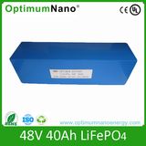 Rechargeable LiFePO4 48V 40ah Battery for E-Scooter