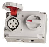 Cee IP67 Industrial Interlocked Socket with Swith