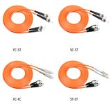 Multimode Fiber Patch Cord Duplex FC-FC Connector 3meter