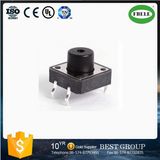 High Quality Tact Switch, Small Mini Tactile Switch, Push Button Power Tactile 4 Pin Push Button Switch