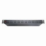 18-Way PDU/USA Plug Socket, 15A, 19-Inch Network Cabinet, Size 2u