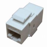 Coupler Style 180 Degree UTP CAT6 Keystone Jack,