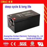 Long Life Deep Cycle VRLA Battery 12V 250ah for Solar