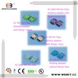 Fiber Optic Sc Dx Adapter Sc Sm/Mm/APC/Om3/Om4 Dx Adapter with Flange