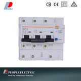 RCCB with Overcurrent Protection (30-300mA) 10ka Rdx2le-125 3p