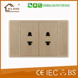 Hot Selling Golden Color Modern Style Double 2pin Socket