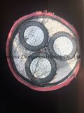 Al/XLPE/Cws/Sta/PVC Red 8.7/15kv Power Cable 3*500