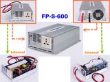 Ce RoHS Fp-S-600 Single Phase Pure Sine Wave DC to AC Car Power Inverter / 600W 12V-230V Solar Inverter