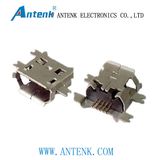 Micro USB Connectors 5p Receptacle B Type SMT Drop-in (Shell DIP-SMT)