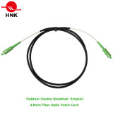4.6mm Outdoor Simplex Double Jackets Fiber Optic Patch Cable