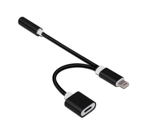 2017 Supper Hot 2 in 1 Headphone Jack Adapter & Charging Adapter for iPhone 7 7plus