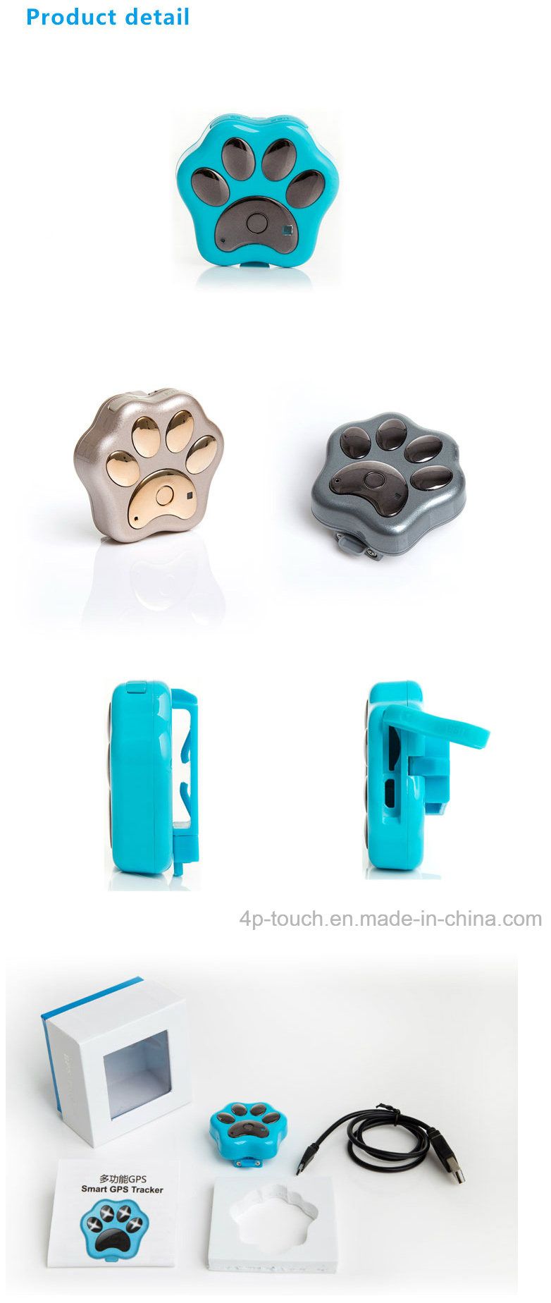 Most Popular Waterproof GPS Tracker for Pet (V30)