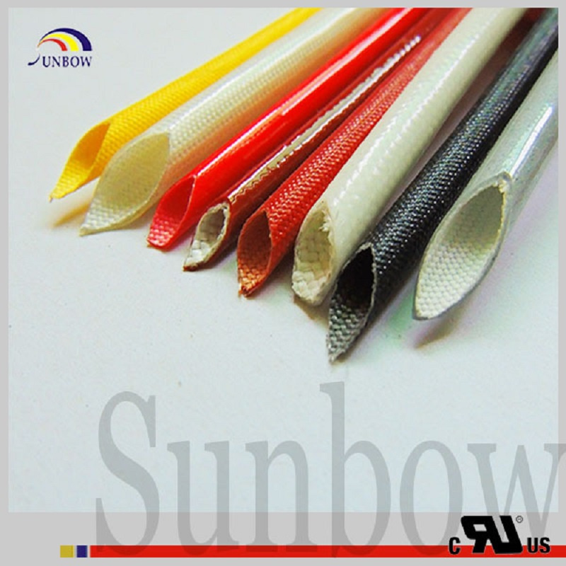Sunbow UL 2751 1.2kv Insulation Tube Glass Fiber Silicone Green 6.0mm VW-1