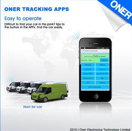 Fleet Vehicle GPS Tracker with Remote Engine Cut