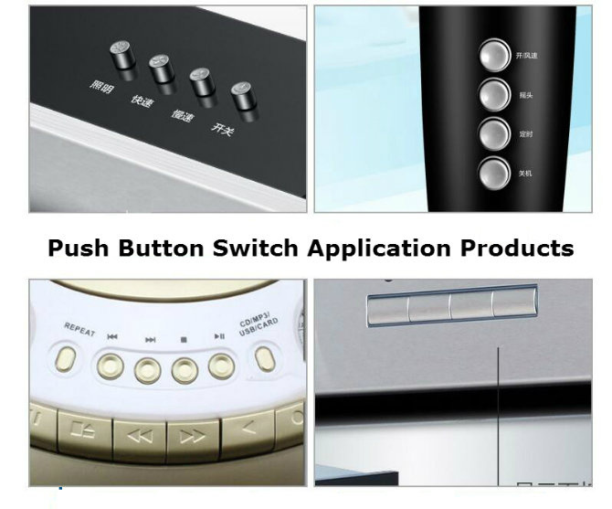 Not Locked (on) -off 2 Pins Push Button Switches 16A250VAC