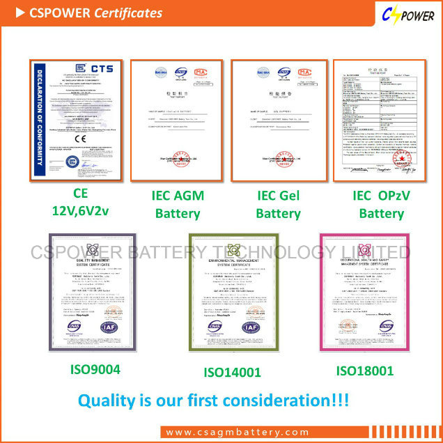 IEC Approved 12V200ah Akkumulators Solar Accumulators with Long Life 15years