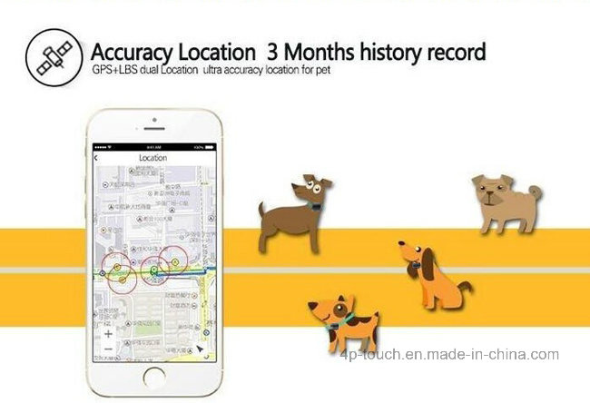 Mini IP66 Waterproof Pets GPS Tracker with Real Time Tracking (EV200)