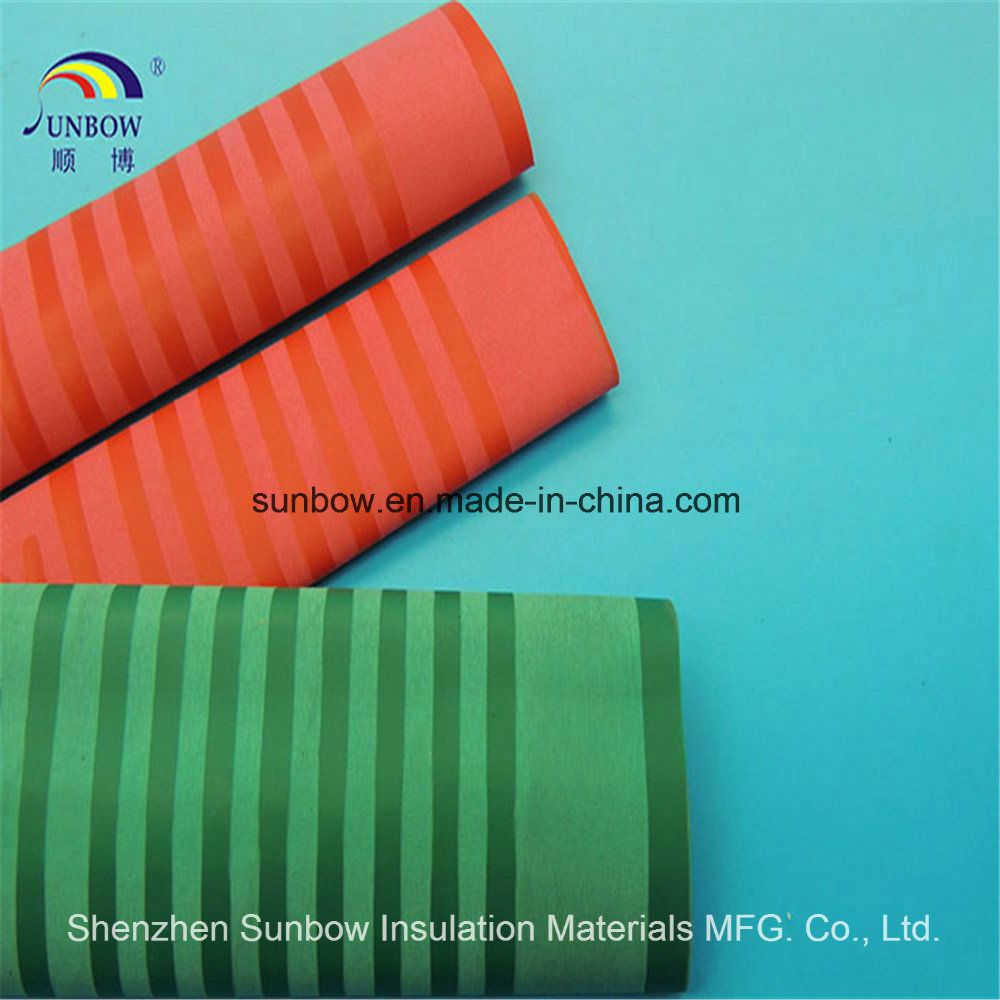 Cross-Lined X Shape Nonslip Heat Shrinkable Tube