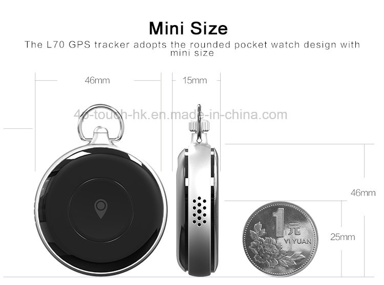 IP66 Waterproof Mini GPS Tracker Necklacependant Pm02