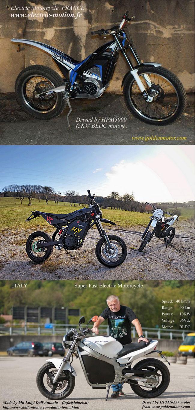 1500W BLDC Electric Motor for Motorcycle, Scooter, Motor Bikes