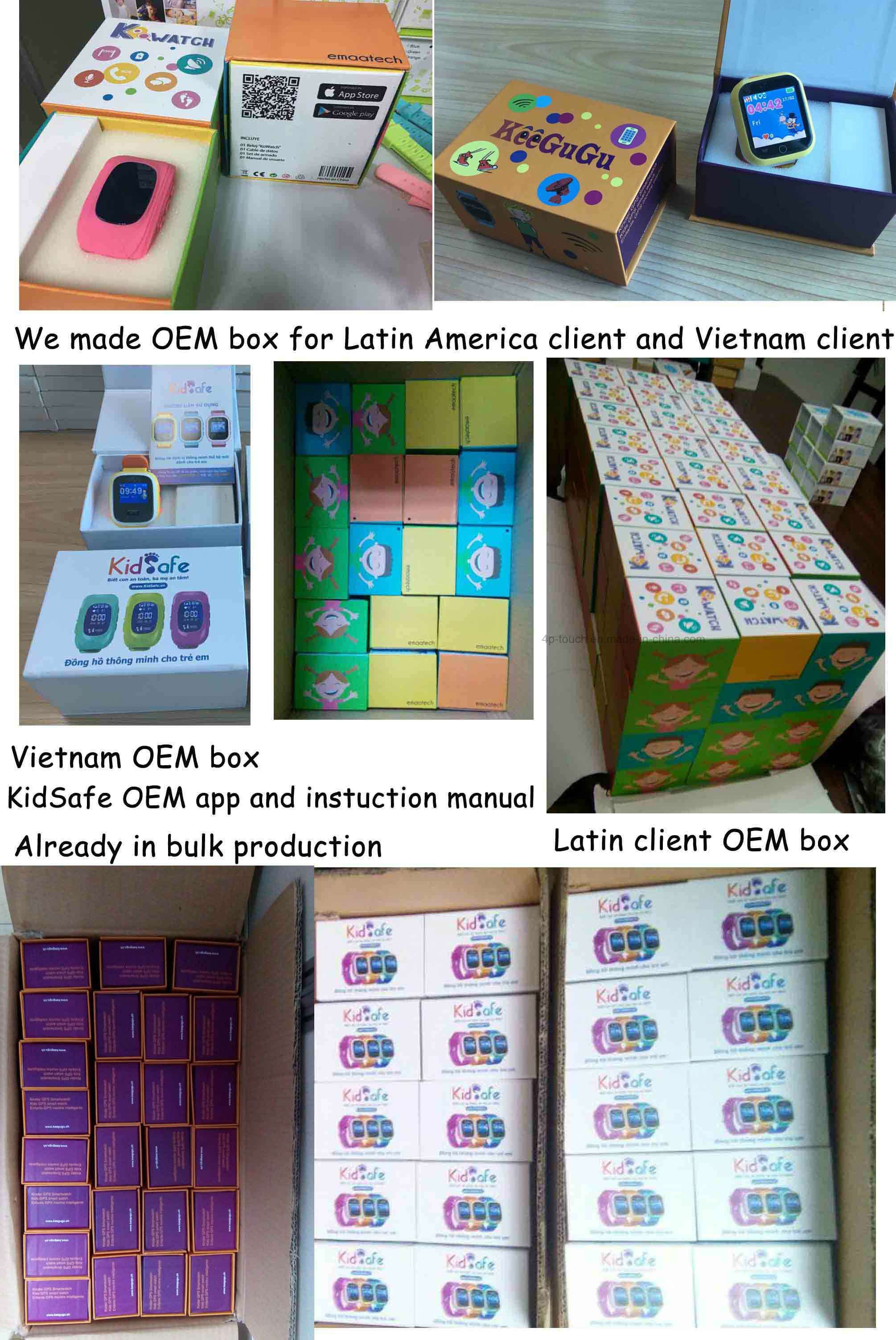 0.96'' Colorful Screen Kids GPS Tracker for Emergency (Y7S)