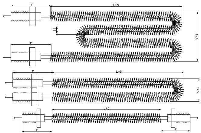 Finned Tubular Heater Immersion Heater Heating Element