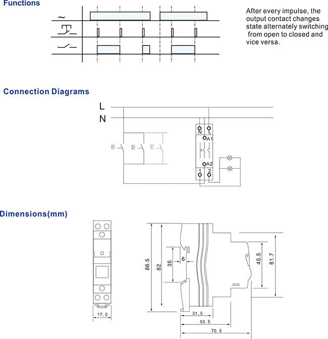Eklt001 CE RoHS Latching Relays
