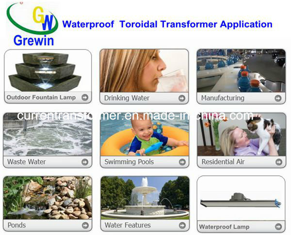 Waterproof Outdoor Toroidal Transformer for Swimming and Lighting