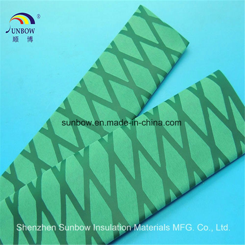 Cross-Lined X Shape Nonslip Heat Shrinkable Tube