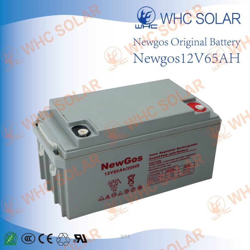 Deep Cycle Solar Battery 12V65ah Lead Acid Battery