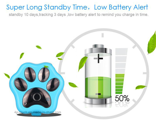 IP66 Waterproof Pets GPS Tracker with Wireless Charging (V32)