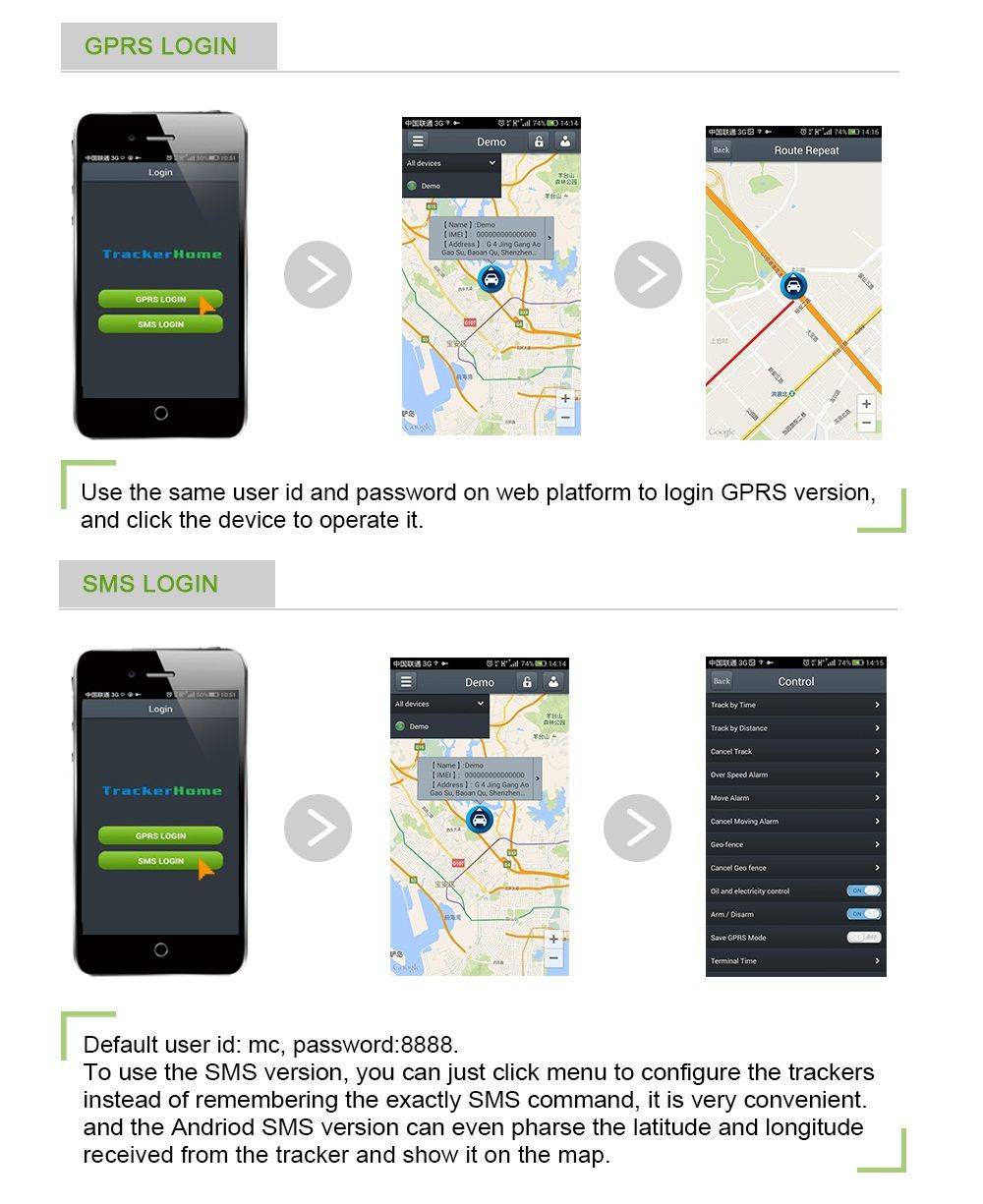 GPS Tracker Tk103 for Vehicle with Cut off Engine by Remotel Control, Sos, Tracking at Realtime by Ios Andriod APP