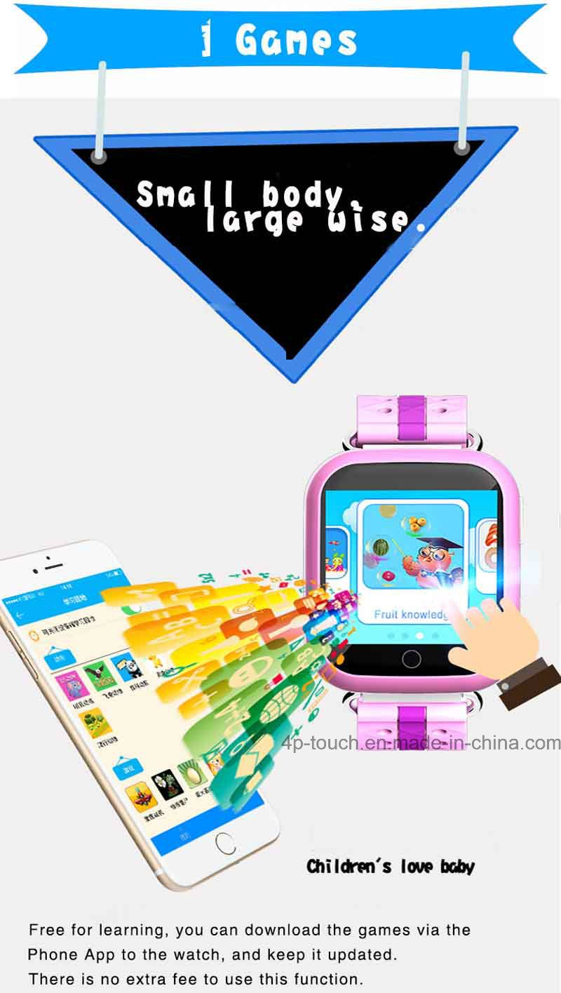 Colorful Big Touch Screen Kids GPS Tracker Watch (D19)