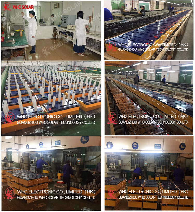 Whc 100ah Solar Cell Gel Battery Maintenance Free UPS Battery