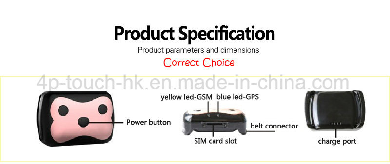 2g GSM Pets GPS Tracking Device with Real-Time Positioning D69