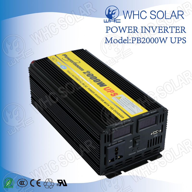 Powerboom 2000W UPS Solar Power Inverter with Charger