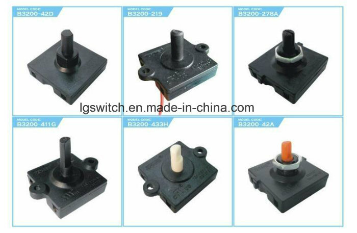 Fan 4 Position 3 Speed Selector Rotary Switches