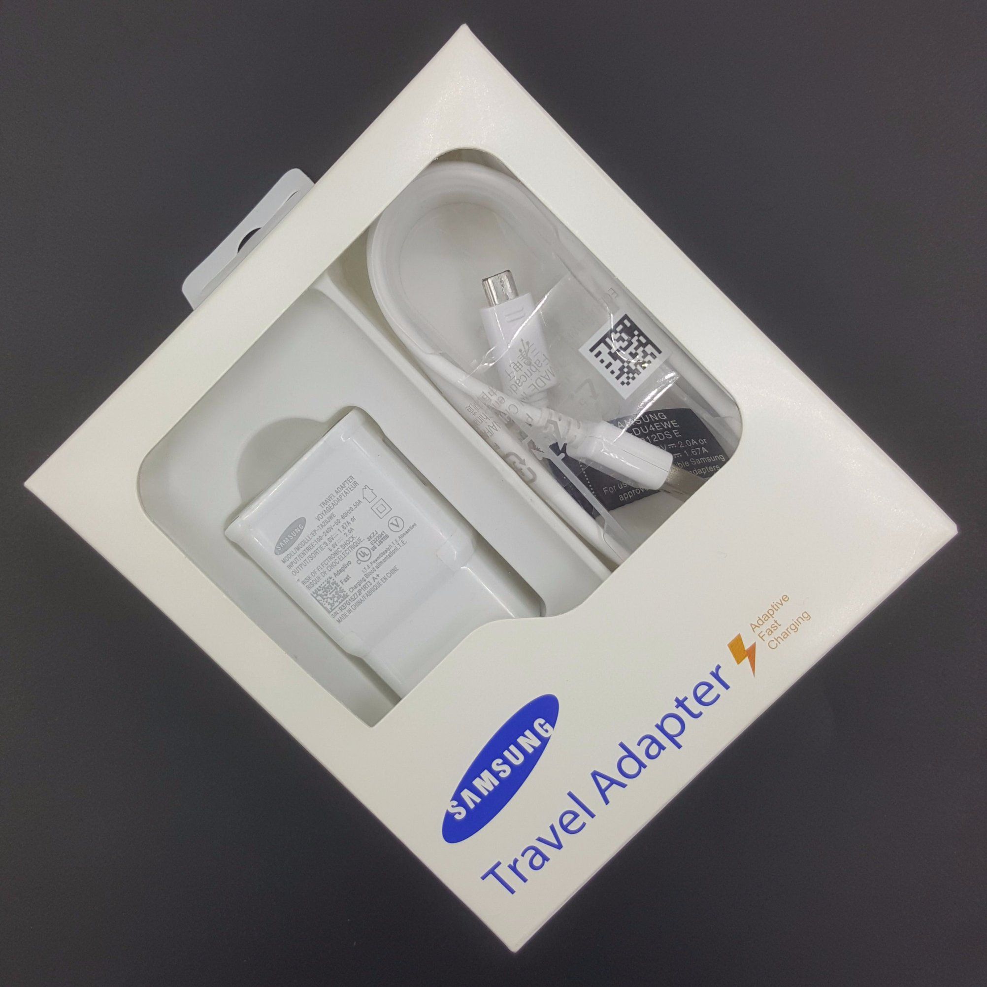 Mobile Phone Fast USB Charger for Samsung S6/S7 with Cable
