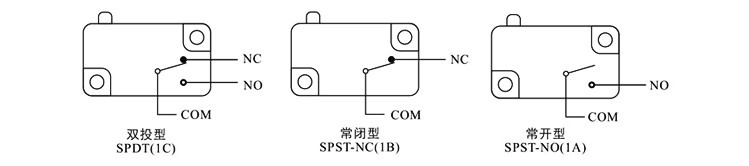 Linear on-off Plasctic Push Button Micro Switch